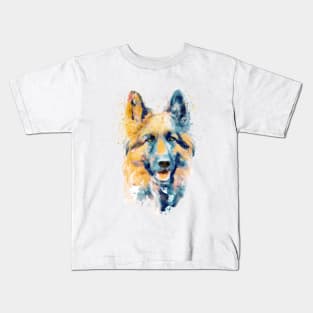 German Shepherd Dog Portrait Kids T-Shirt